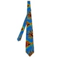 thumbnail image 3 of African Ankara Print Neck Tie for Men and Pocket Square 2PC Set Necktie WYB309, 3 of 5