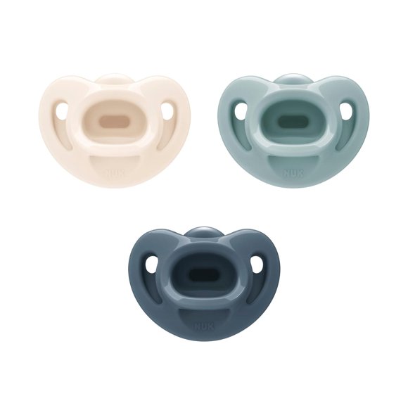Chupete NUK Sostenible Transparente Silicona 100% para Bebé