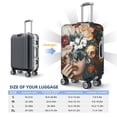 thumbnail image 4 of Zufioo Floral Head Dreamscape Print Luggage Case Protective Cover, Zippered Anti-scratch Luggage Case Cover, Suitable for Travel, Business, Unisex-Medium, 4 of 7