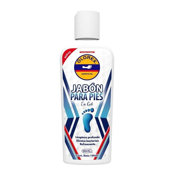 Jabon para pies Olorex en Gel Refrescante 160 mL