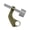 Antique Brass, variant on Deltana HPH89U19 Hinge Pin Stop; Hinge Mounted for Brass Hinge; Black Finish