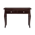 thumbnail image 5 of Linon Linon Rio Grand Two-Drawer Console Table, Espresso Brown, 5 of 11