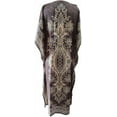 thumbnail image 2 of Women's Long Kaftan Maxi Tunic Caftan Gown Top Night Dress One Size, 2 of 2