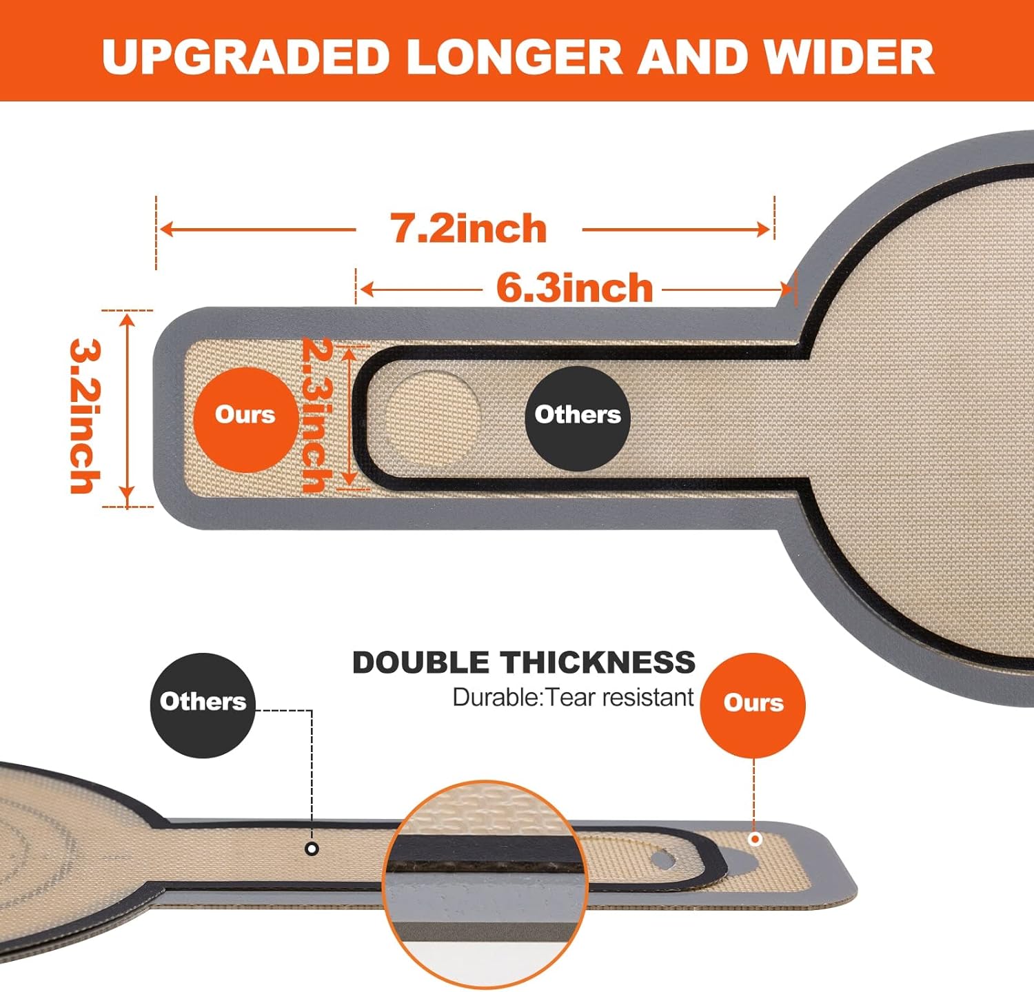 Friheten Silicone Bread Sling For Dutch Oven – Non-Stick, Reusable Baking Mat