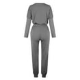 thumbnail image 5 of FAIWAD Women's 2 Piece Outfit 2 Piece Sweatsuits Long Sleeve Pullover Top and Drawstring Jogger Sweatpants, 5 of 5