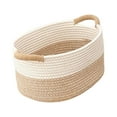 thumbnail image 4 of Rope Woven Baskets for Organizing Woven Rope Storage Basket Modern Baskets Small 35cmx25cmx13cm, 4 of 9