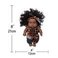 thumbnail image 5 of BrioTek 8 inch Pose Friendly, Safe and Fashionable Doll (Leopard Print Bottom Strap Pants), 5 of 5