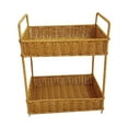thumbnail image 4 of Canasta de pared tejida Organizador de estantería tejida Organizador decorativo Canasta de almacenamiento de estanterías para plantas para exteriores, 4 of 8