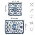 thumbnail image 3 of Tapete escurridor de platos Wassud 46 x 61 cm absorbente azul y blanco, 3 of 7