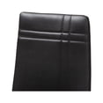 thumbnail image 3 of Baxton Studio Matiese Modern and Contemporary Black Faux Leather Upholstered Dining Chair (Set of 4), 3 of 5