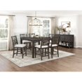 thumbnail image 4 of Lexicon Victoria Textured Counter Height Chair - Set of 2 in Beige, 4 of 12