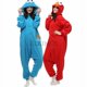 thumbnail image 3 of Pijamas de animales de dibujos animados para adultos, mono de Halloween, Kigurumi, canguro, perro, pato, cerdo, ropa de dormir, disfraces de Cosplay de Anime, 3 of 4