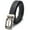 #1 Black, variant on Men's Leather Automatic Buckle Ratchet Dress Belt for Men Perfect Fit Waist Size Up to 46"-Functional, Stylish and Durable