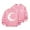 Pink, variant on Girls Fleece Lined Sweatshirt Glow in the Dark Sweat Shirt Moon Long Sleeve Crew Neck Casual Going out Tops Fall Spring, Pink, 7 Years