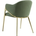 thumbnail image 3 of Meridian Furniture Chaise de Salle à Manger Verte Nial (Ensemble de 2), 3 of 10