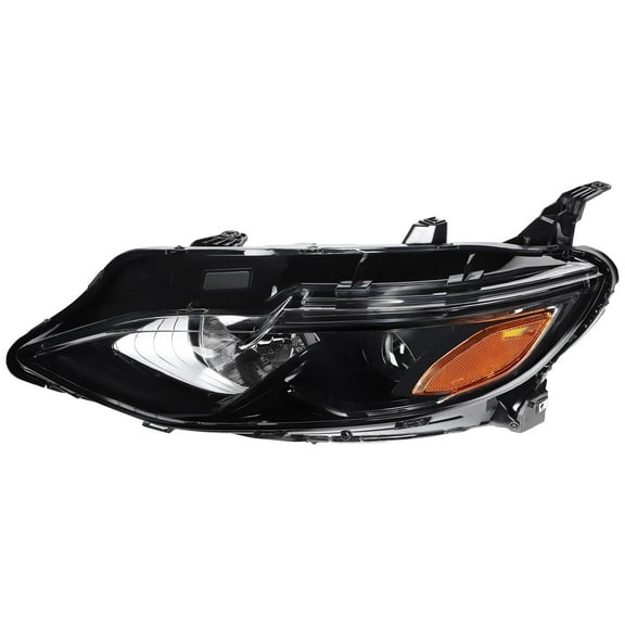 HOUGEET Headlight Assembly Halogen Driver Fit for 2019-2024 Chevy Malibu Automotive Black