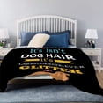 thumbnail image 4 of Yibo Funny Quote Dog Pickles Blanket Flannel Soft and Comfortable Anti-static Bed Sofa Blanket, 4 of 7