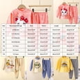 thumbnail image 3 of NOLDARES Girl Boys Pajamas Toddler 2 Pieces Pjs Kids Sleepwear Clothes Long sleeve Sets 3 6 12 18 24 Months 3T 4T 5T 6T 7T 8T Clothes Set,7-8 Y, 3 of 4