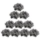 thumbnail image 1 of 10 piezas de apliques de flores de camelia de pata de gallo vintage para accesorios de cabello de mujer DIY de 6 cm Negro, 1 of 9