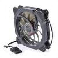 Silent Cooler 120 mm Dual Halo Cojinete hidráulico CPU Ventilador de refrigeración (Multicolor