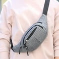 thumbnail image 6 of MUSOIE Fanny Pack for Women Men Crossbody Belt Bag with 4-Zipper Pockets Adjustable Waist Bag Pack, 6 of 9