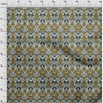 thumbnail image 3 of oneOone Georgette Viscose Fabric Diamond & Swirl Ikat Printed Craft Fabric BTY 42 Inch Wide, 3 of 4