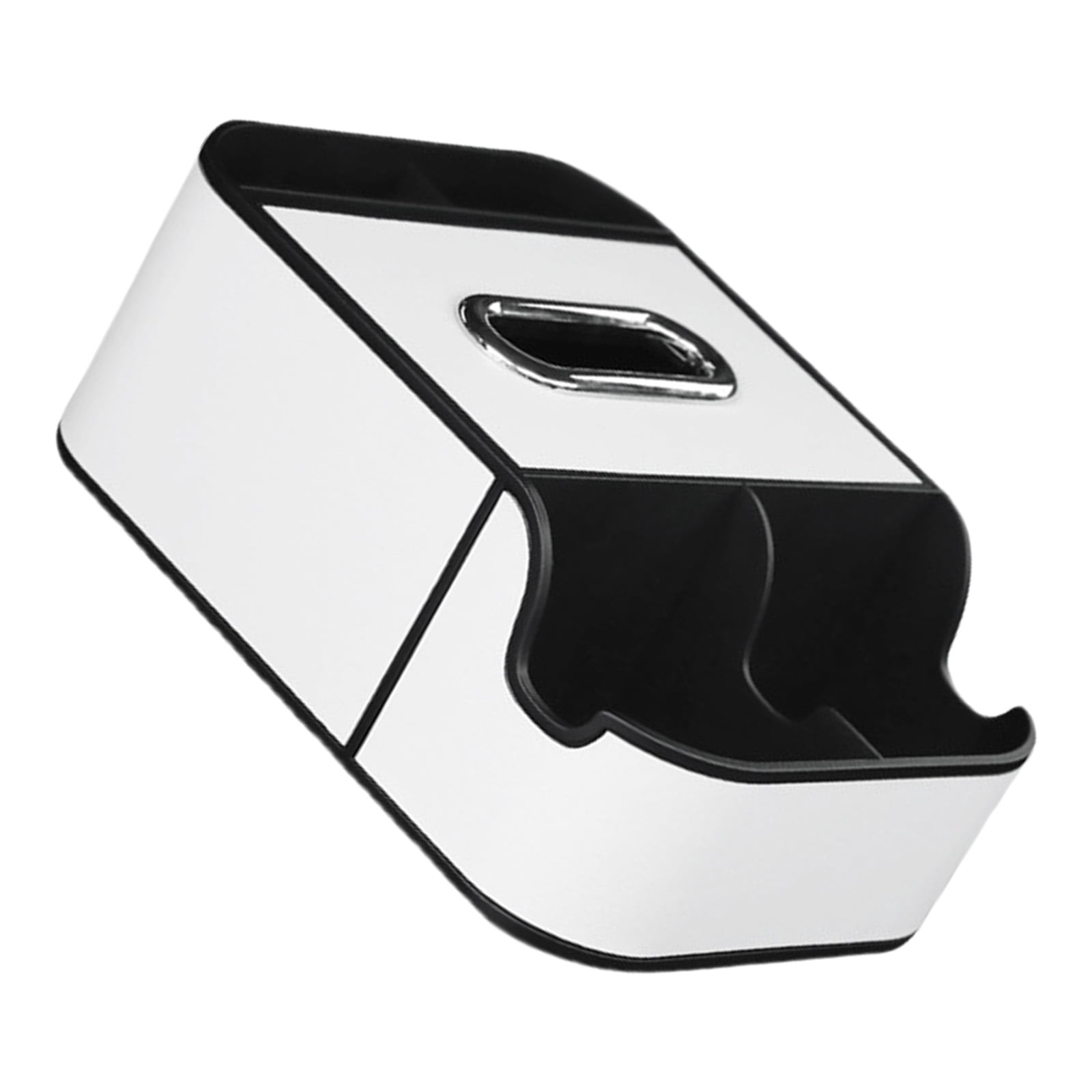 Center Console Leather Tray Car Seat Organizers Car Armrest Extra Storage Box Car Interior Storage Box with Phone Slot