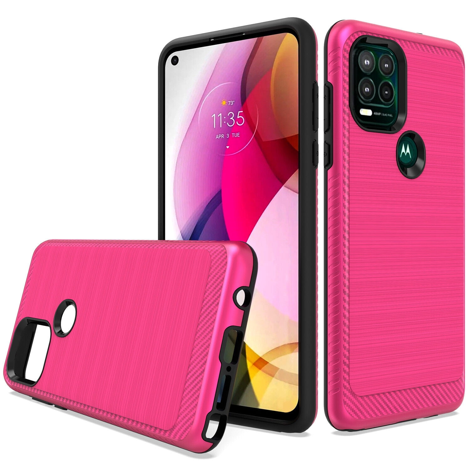 For Motorola Moto G Stylus 5G 2021 XT2131DL Lining Hybrid Phone