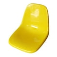 thumbnail image 1 of Asiento de cubo moldeado Asiento de cubo de plástico Cafés Fácil de instalar Restaurantes de repuesto Silla con respaldo de plástico para comidas come amarillo, 1 of 8
