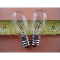 2PCS Screw In Light Bulb For Singer Brother Janome, Elna, Juki, Babylock, Necchi, Riccar, Simplicity