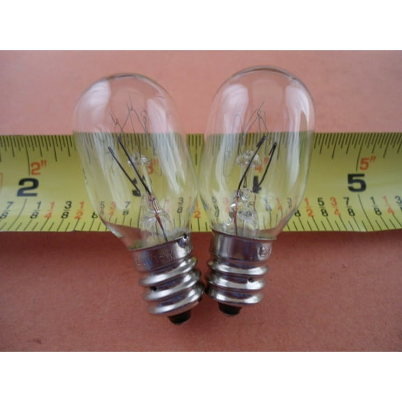 2PCS Screw In Light Bulb For Singer Brother Janome, Elna, Juki, Babylock, Necchi, Riccar, Simplicity