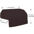 thumbnail image 5 of Covers & all Built-in Outdoor Grill Cover, Durable 12 Oz Waterproof Cover Max Material with Air Pocket & Elastic for Snug Fit (36" W x 26" D x 24" H Inches, Coffee), 5 of 6