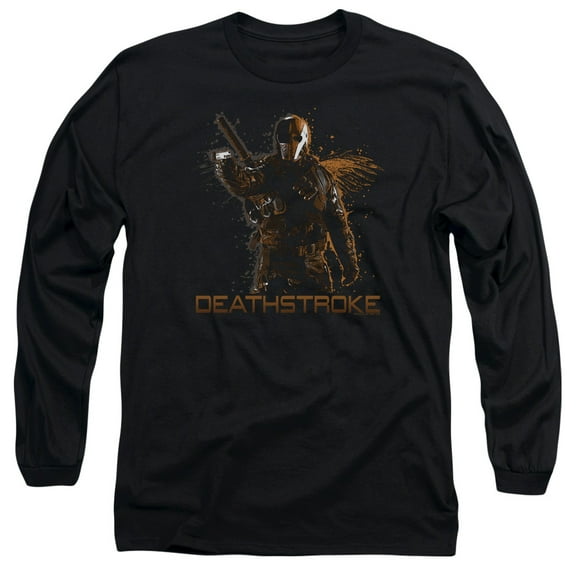 Arrow Deathstroke Long Sleeve T-Shirt Adult 18/1 Black
