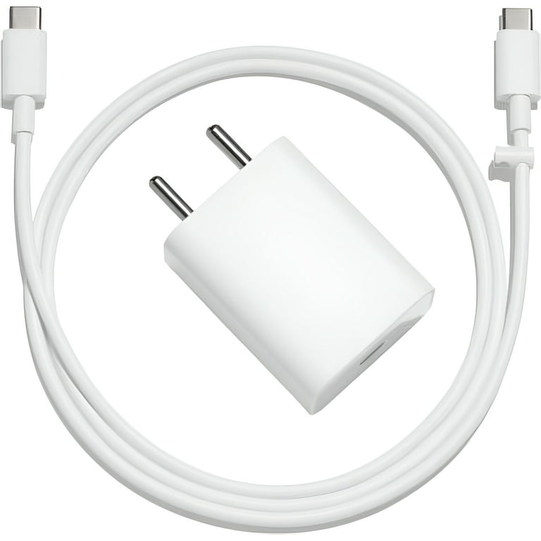 Google 18W 3A Rapid Type-C Charger, USB-C Adapter with 3-Foot