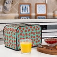 thumbnail image 6 of Balery Hand Drawn Strawberry Pattern Oven Cover Kitchen Bread Machine Protector, 2 Slice Toaster Cover for Home, Anti Dust Fingerprint Coaster Cover, 6 of 7