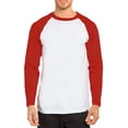 thumbnail image 2 of Ventana Men's Baseball Tee Long Sleeve Raglan Jersey Shirt, 2 of 5