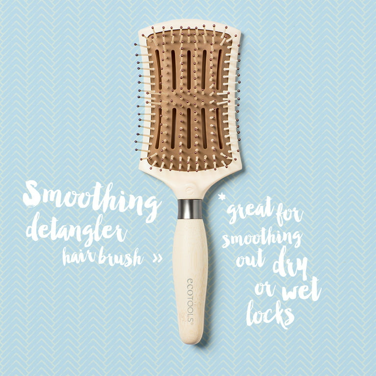 EcoTools Volumizing Round Hairbrush, Heat Resistant For Effortless Blow  Drying, Vegan Boar Bristles Tame Frizz, Blowout & Smooth Hair, Renewable  Bamboo, Cruelty-Free, 1 Count – EcoTools Beauty