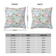 thumbnail image 2 of Pofeuu Love You Rabbit Print Double-sided plush pillowcase Square Throw Pillow Covers Pillows Cover for Living Room Bedroom Sofa Couch Cushion Cover（No pillow core）-18"x18", 2 of 7