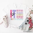 thumbnail image 6 of It's Okay To Mental Health T-Shirt, White and Black Tee with Positive Affirmations, 6 of 8