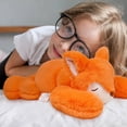 thumbnail image 4 of Niuniu Daddy 20"Weighted Fox Stuffed Animals 3.3lbs-Super Soft Giant Plush Toys for Stress Relief & Anxiety Comfort Christmas Birthday Gift for Adults & Kids, 4 of 14