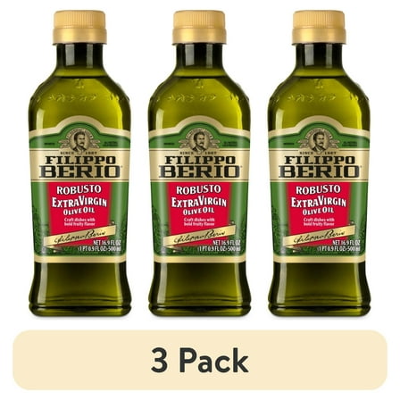 (3 pack) Filippo Berio Robusto Extra Virgin Olive Oil 16.9 fl oz