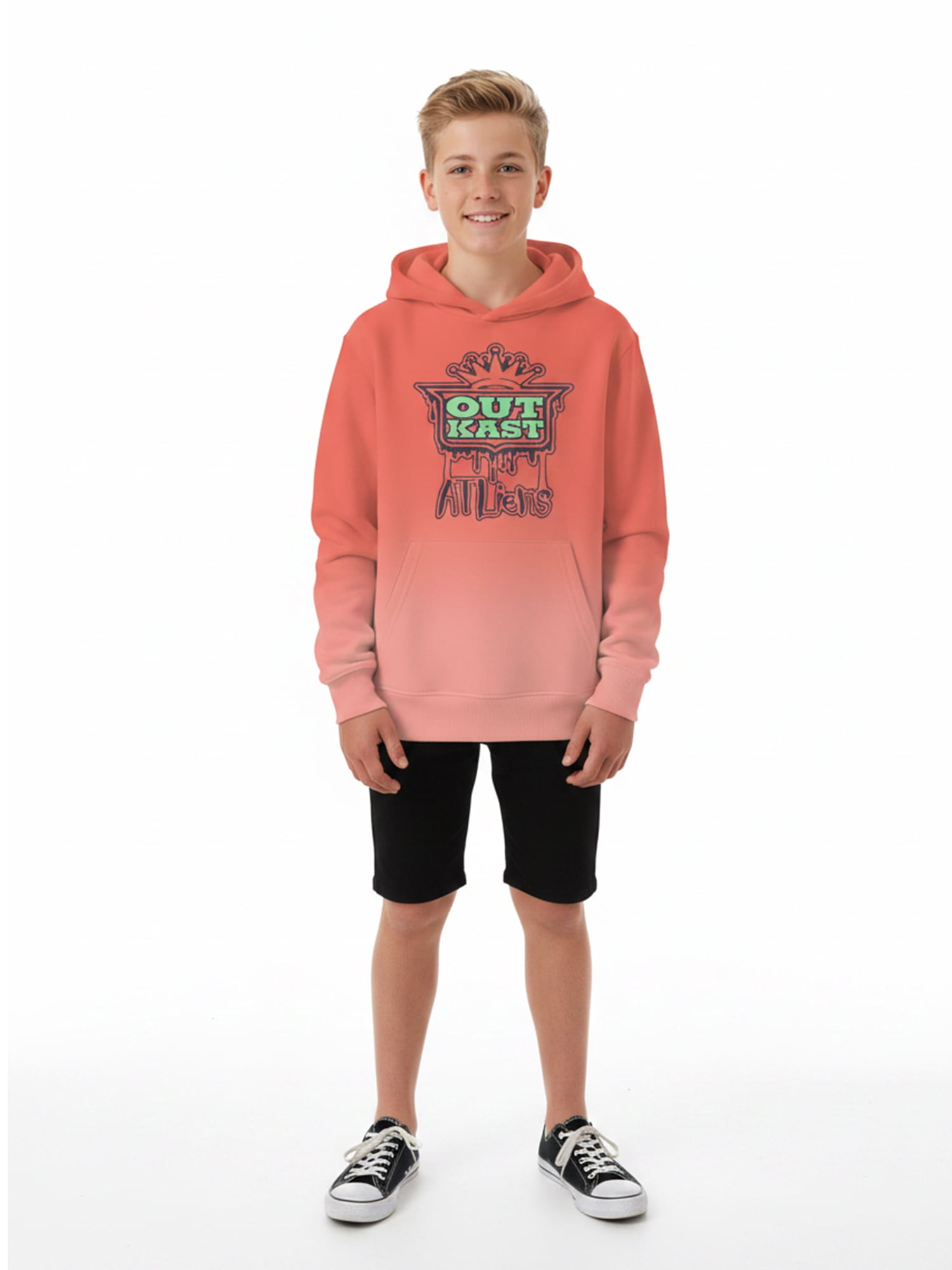 Outkast, Boys' & Big Boys' Elevated Graphic Hoodie, Sizes 4-18