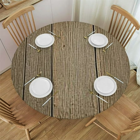

Autua Flowers Leaves Round Tablecloth 100% Polyester Table Cover for Outdoor Picnic Camping and Indoor Kitchen Dining Party 38 -42