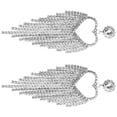 thumbnail image 4 of Pendientes de aleación Sonducket 2X colgante Plata, 4 of 6