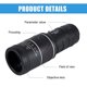 thumbnail image 3 of Telescopio monocular, Potente 16x52 Hd Fmc 66m/8000m Función de visión nocturna con poca luz con lente de prisma Bak4 para observación de aves, caza, senderismo, concierto esquí esquí Gafas de esquí, 3 of 5