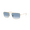 Arista Gold Frame / Clear Gradient Blue Lens, variant on RAY-BAN RB3779 EXPLORER III Square Shape Sunglasses Arista Gold Frame / Clear Gradient Blue Lens 59mm