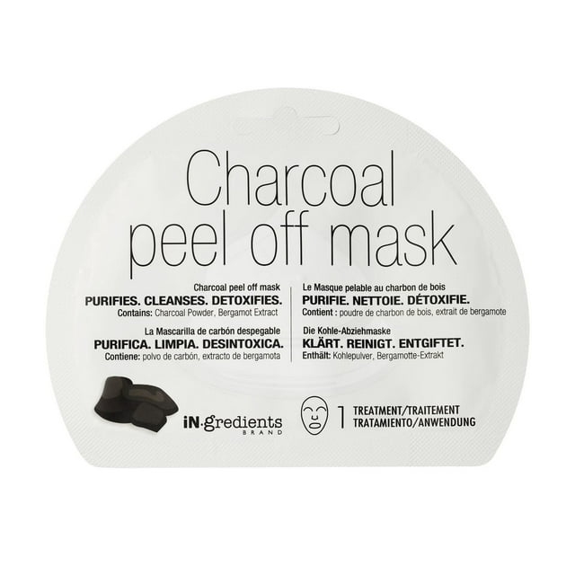 Masque Peel Off au Charbon iN.gredients, absorbe les impuretés