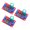 3pcs, variant on Durability Music 2Way Crossover Frequency Divider for Speakers Reliability Bass Treble Division and Long Terms Stability
