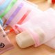 thumbnail image 4 of Redes de espuma de nailon, bolsa de jabón de 8 piezas, red de jabón espumoso, herramienta de limpieza facial, bolsas de jabón exfoliantes para mujeres, hombres, ducha con cordón, 4 of 5