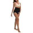 thumbnail image 2 of INSPIRE CHIC Women's High Waist Maternity Briefs Butt Lifter Seamless Comfortable Pregnancy Ladies Panties M Black, 2 of 4